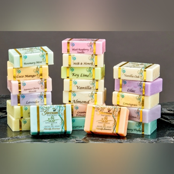 The Grecian Soap KEY LIME Goat's Milk & Olive Oil Natural Beauty Bar, 6 oz(2pck) - Picture 6 of 6